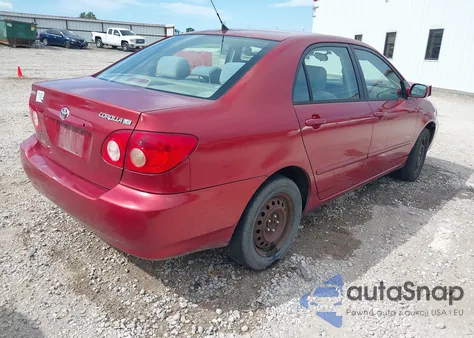 2005 Toyota Corolla Le из США, поврежденный, VIN 2T1BR32E55C466321